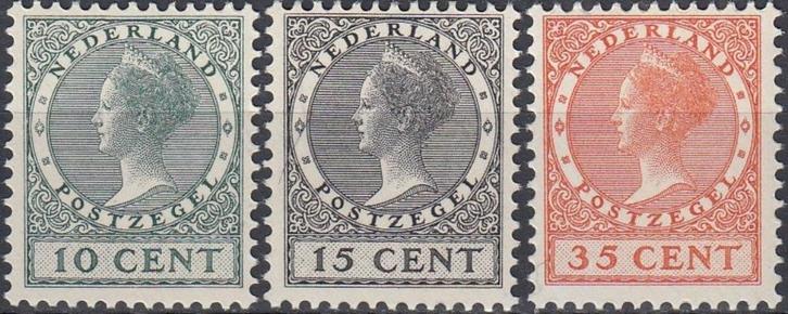Nederland - 1923 - Tentoonstellingszegels - NVPH-136 t/m 138, Postzegels en Munten, Postzegels | Nederland, Postfris, T/m 1940
