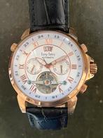 Tony Tetro Automatic (nieuw), Overige merken, Overige materialen, Leer, Polshorloge