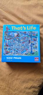 That's Life Puzzel - 1000 Stukjes, Hobby en Vrije tijd, Ophalen, 500 t/m 1500 stukjes, Zo goed als nieuw, Legpuzzel