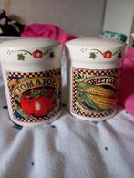 Peper en zoutstel - Tomaten & Mais, Ophalen of Verzenden, Gebruikt
