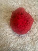 Rode gehaakte muts, Ophalen of Verzenden, Nieuw, One size fits all, Hoed