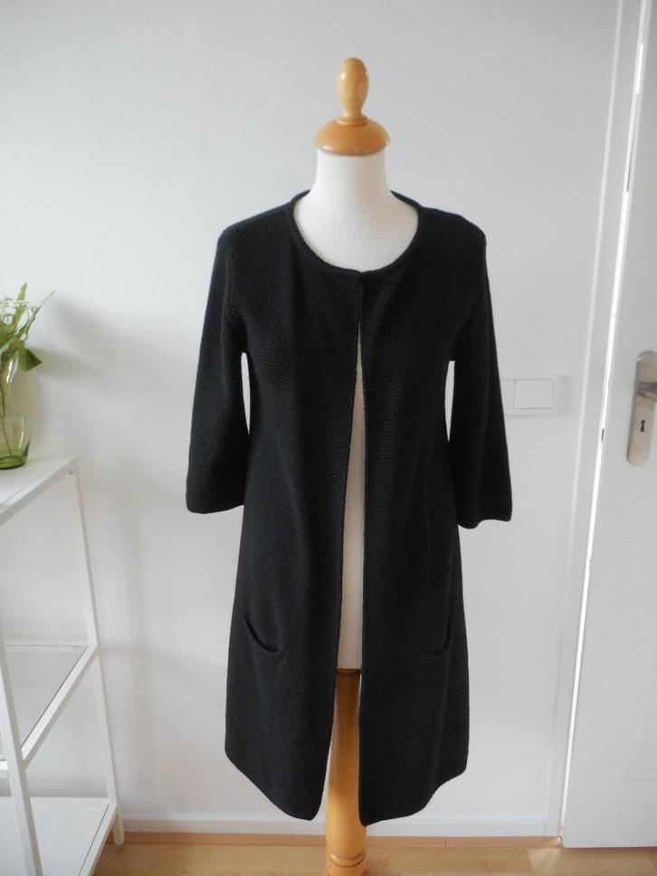 Zwart vest van Sibin Linnebjerg, maat S, Kleding | Dames, Truien en Vesten, Zo goed als nieuw, Maat 36 (S), Zwart, Ophalen of Verzenden