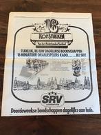 Voetbal reklame SRV Kopstukken WK 1974 Cruijff Hanegem Krol, Ophalen of Verzenden, Ajax