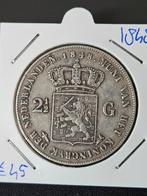 rijksdaalder 1848 Willem 2 Nederland, Postzegels en Munten, Munten | Nederland, Verzenden, Zilver, Losse munt, 2½ gulden