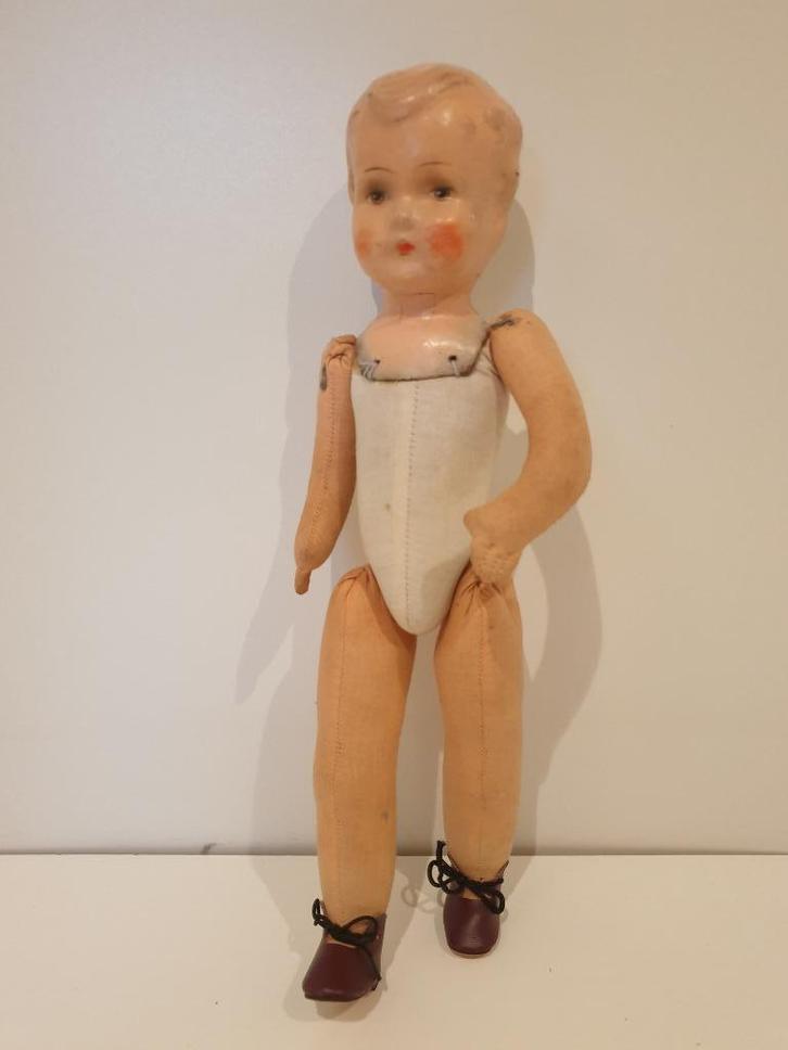 Oude popjes, Antiek en Kunst, Antiek | Speelgoed, Ophalen of Verzenden