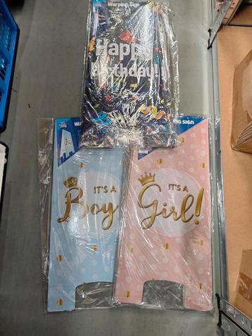 Partij handel warning signs feestborden beschikbaar voor biedingen