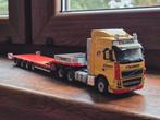 SILVASTI VOLVO 6x4 + Nooteboom WSI 1:50, Ophalen of Verzenden, Zo goed als nieuw, Bus of Vrachtwagen, Wsi