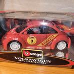 Burago Volkswagen New Beetle Cup 1/18, Hobby en Vrije tijd, Modelauto's | 1:18, Ophalen, Auto, Burago, Onbekend
