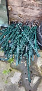 Kunstof afrastering paaltjes, Doe-het-zelf en Verbouw, Metalen, Ophalen of Verzenden, Zo goed als nieuw, IJzer