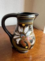 Royal Zuid-Holland Plateel “Bernadet” vaasje zwart bloem, Antiek en Kunst, Antiek | Keramiek en Aardewerk, Ophalen
