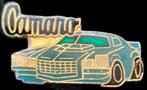 Camaro pin- blauw goudkleur, Verzenden, Nieuw, Transport, Speldje of Pin