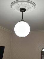 Vintage hanglamp, Huis en Inrichting, Lampen | Plafondlampen, Ophalen, Gebruikt, Glas, Vintage