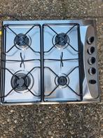 Whirlpool 4-pits inbouw gasstel - Zeer goede staat, Witgoed en Apparatuur, Kookplaten, Ophalen, Gebruikt, 4 kookzones, Inbouw