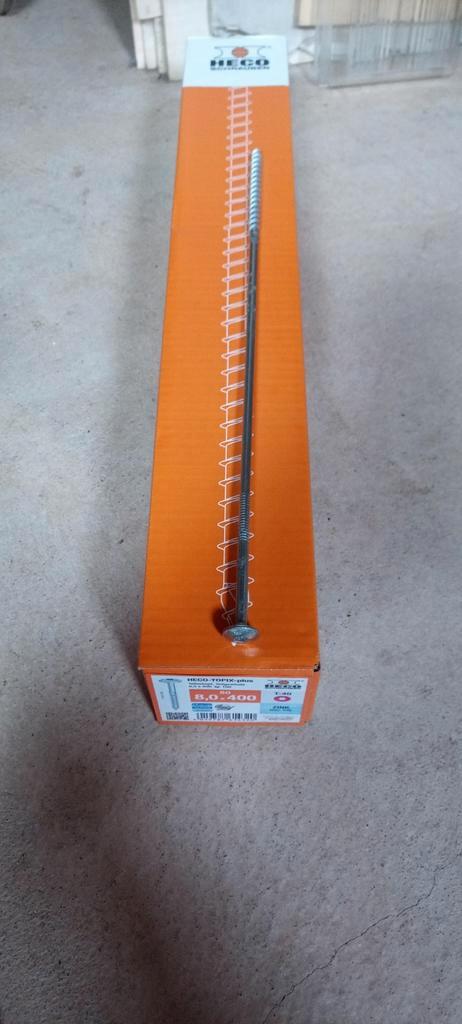 HECO topix tellerkop, tellerkopf 8x400, Doe-het-zelf en Verbouw, IJzerwaren en Bevestigingsmiddelen, Zo goed als nieuw, Minder dan 50 mm