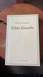 Th. C. W. Oudemans - Echte filosofie, Ophalen of Verzenden, Gelezen, Th. C. W. Oudemans
