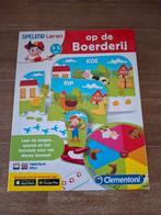Spelend Leren op de Boerderij - Clementoni, Ophalen, 2 tot 4 jaar, Meer dan 50 stukjes, Zo goed als nieuw
