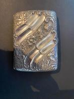 Antieke zilveren sigarettenkoker, duits, met keurmerken, Ophalen of Verzenden, Zilver