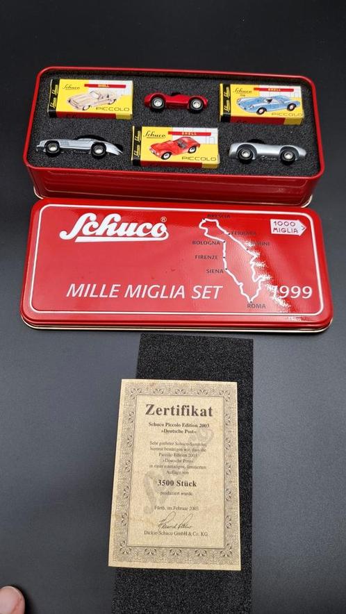 Schuco Mille Miglia Set 1999, Hobby en Vrije tijd, Modelauto's | 1:87, Zo goed als nieuw, Auto, Schuco, Ophalen of Verzenden