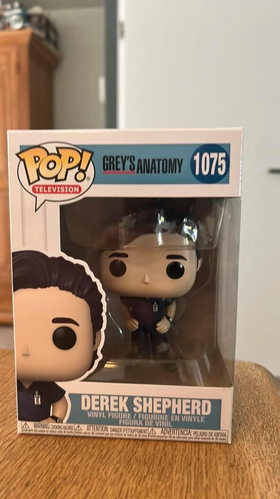 Funko Pop! Derek Sheppherd Grey’s anatomy, Verzamelen, Poppetjes en Figuurtjes, Zo goed als nieuw, Ophalen of Verzenden