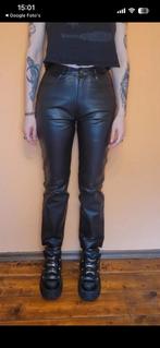 Avitano echt leren broek maat 36 - nieuw staat, Kleding | Dames, Broeken en Pantalons, Zwart, Ophalen of Verzenden, Zo goed als nieuw
