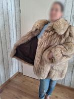 Dikke zware zachte witte vos jas met super mooie kraag, L, Kleding | Dames, Ophalen of Verzenden, Zo goed als nieuw, Maat 42/44 (L)