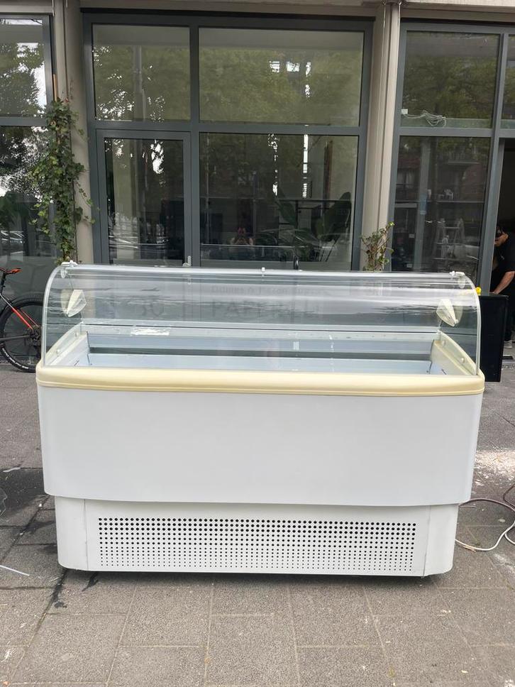 Professionele ijsvitrine, Witgoed en Apparatuur, Vriezers en Diepvrieskisten, Gebruikt, Vrijstaand, 160 cm of meer, Ophalen of Verzenden