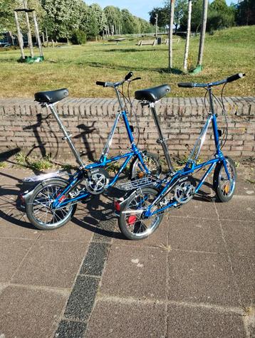 Dahon III vouwfietsen azuurblauw metallic 3v Sturmey Archer  beschikbaar voor biedingen