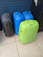 4 koffers met wieltjes, Sieraden, Tassen en Uiterlijk, Koffers, Gebruikt, 50 tot 60 cm, Hard kunststof, 35 tot 45 cm