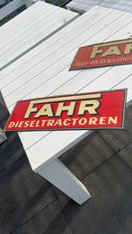 Reclamebord Fahr dieseltractoren origineel, Verzamelen, Merken en Reclamevoorwerpen, Ophalen of Verzenden, Gebruikt, Reclamebord
