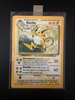 Raichu 14/102 Base Set Holo - Nederlands - Pokemon, Ophalen of Verzenden, Gebruikt, Losse kaart, Foil