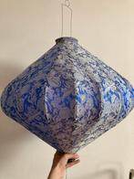Mooie blauwe chinese lampion opvouwbaar, Ophalen of Verzenden