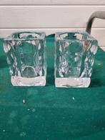 bolsius kandelaars kristal glas vintage, Huis en Inrichting, Woonaccessoires | Kandelaars en Kaarsen, Ophalen of Verzenden, 'T Olde Gre-j