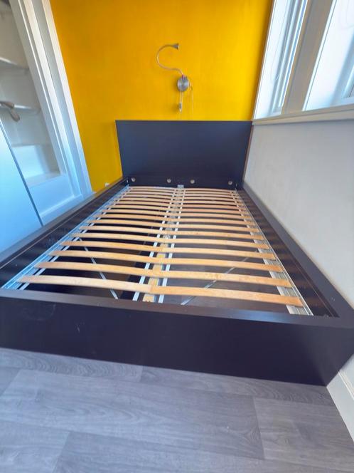 Ikea bed 140x200 met laden en lattenbodems, Huis en Inrichting, Slaapkamer | Bedden, Gebruikt, Tweepersoons, 140 cm, 200 cm, Hout