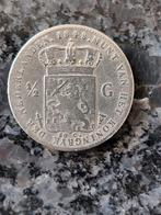 Halve gulden 1848 zilver zie foto's, Postzegels en Munten, Munten | Nederland, Zilver, Ophalen of Verzenden