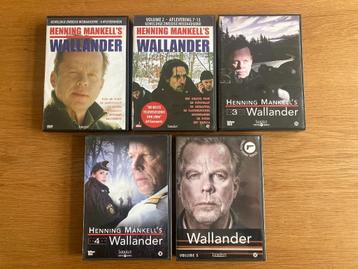 De complete Wallander serie in 5 boxen op  32 dvd's