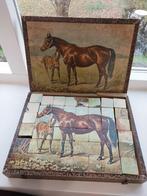 Antiek Houten Paarden Puzzel, Ophalen