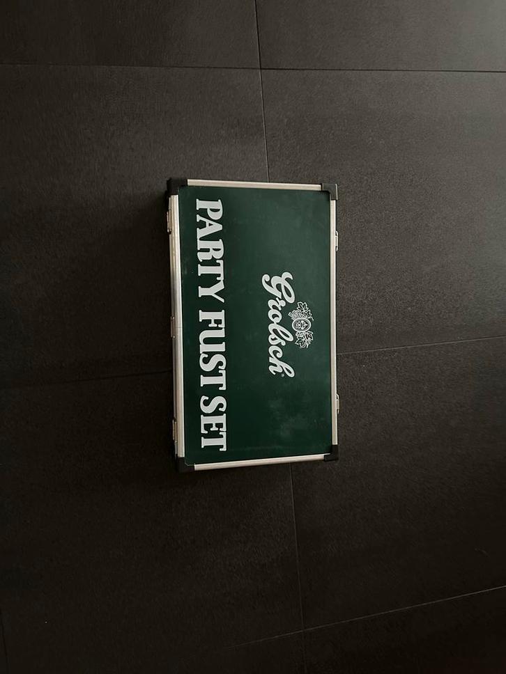 Grolsch Party Fust Set - Compleet & Goed!, Verzamelen, Biermerken, Gebruikt, Ophalen of Verzenden