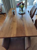 eiken tafelblad 180 x 90 en 35 mm dik, Huis en Inrichting, Zo goed als nieuw, 150 tot 200 cm, Rechthoekig, 50 tot 100 cm