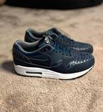 Nike Air Max 1 Woven Midnight Navy - Nieuwtaat, Ophalen of Verzenden, Nieuw, Blauw, Sneakers of Gympen
