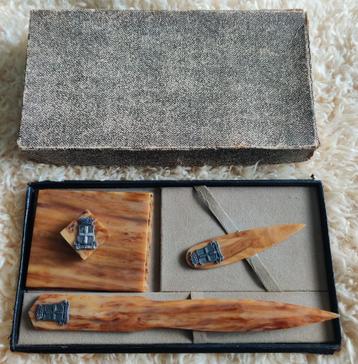 Antieke art Deco Hollandse brievenopener set  beschikbaar voor biedingen