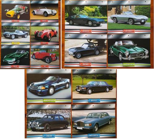 14 mooie A4 auto-folder kaarten met technische info all in, Boeken, Auto's | Folders en Tijdschriften, Zo goed als nieuw, Algemeen