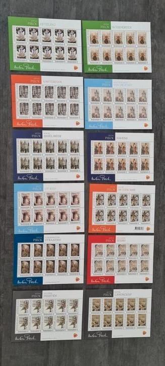 24 velletjes postzegels Anton Pieck beschikbaar voor biedingen