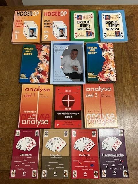 10 topboeken over bridge, waarvan 9 boeken van Berry Westra, Boeken, Hobby en Vrije tijd, Zo goed als nieuw, Overige onderwerpen