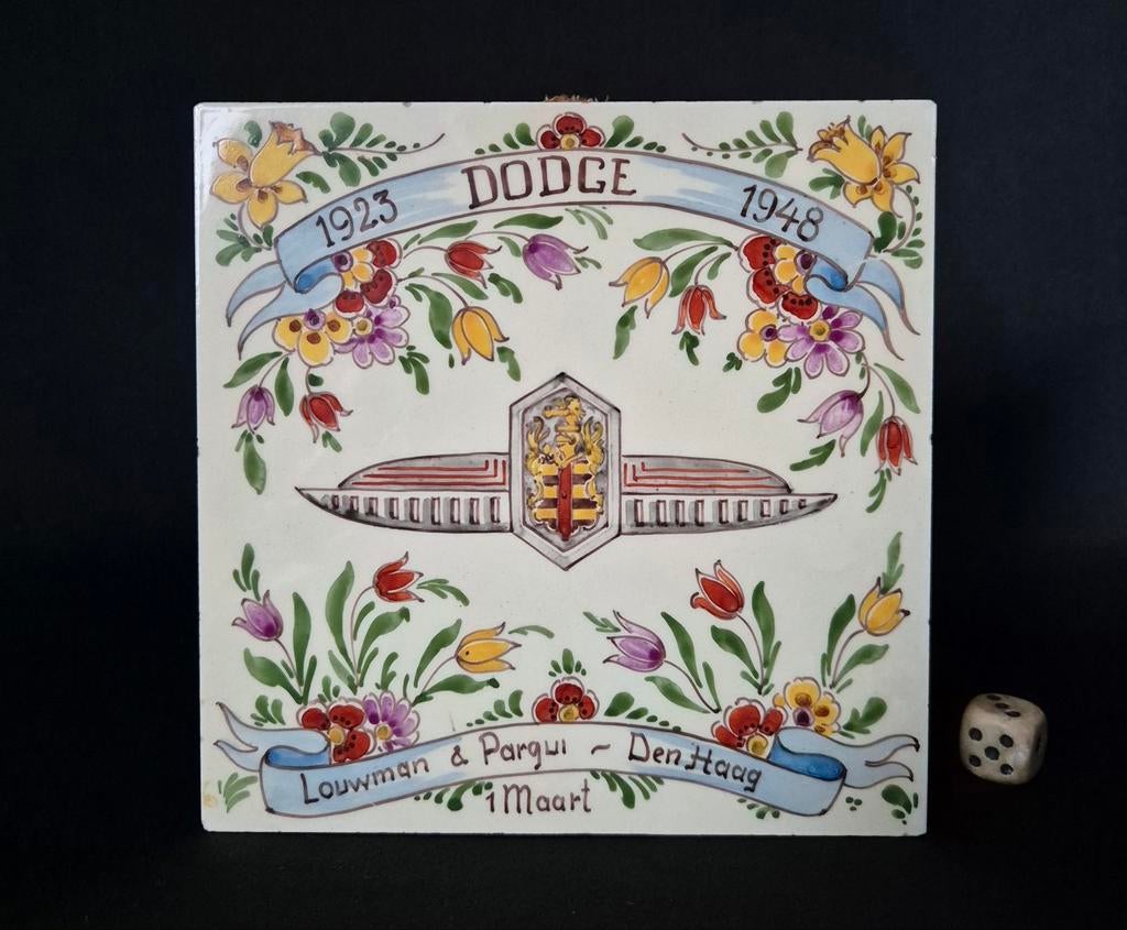 Dodge importeur 1923-1948, Ophalen of Verzenden, Reclamebord