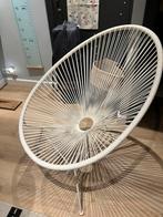 Witte Draadstoel in uitstekende staat, Ophalen, Wit, Zo goed als nieuw, Metaal