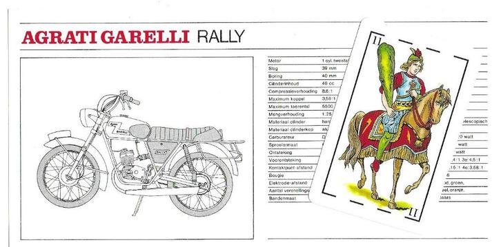 Garelli Rally leaflet bromfiets (AGA2), Fietsen en Brommers, Handleidingen en Instructieboekjes, Zo goed als nieuw, Ophalen of Verzenden