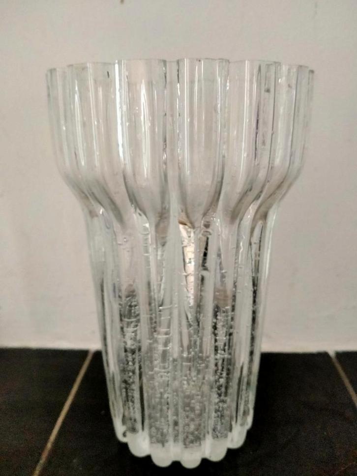 Tapio Wirkkala IJsglas Vaas, Antiek en Kunst, Antiek | Vazen, Ophalen of Verzenden