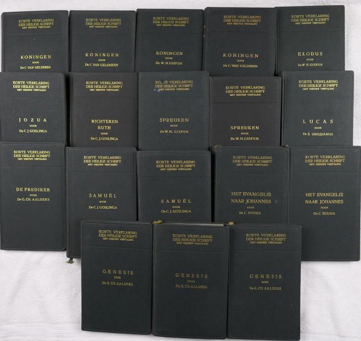 18 x Korte verklaring der Heilige Schrift, met nwe vertaling, Boeken, Godsdienst en Theologie, Gelezen, Christendom | Protestants