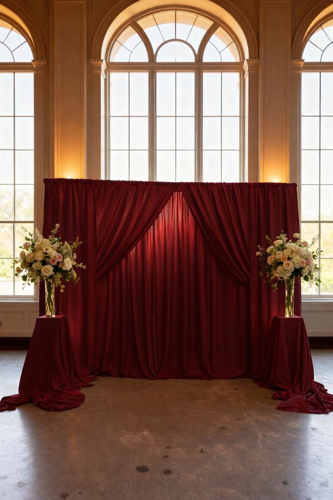 Backdrop / Gordijnenwand te huur diverse kleuren beschikbaar, Ophalen, Zo goed als nieuw, Overige