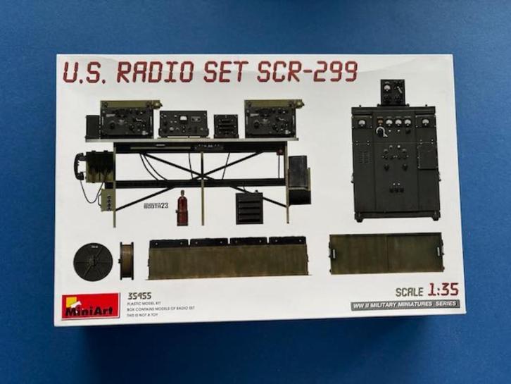 MiniArt	35455	U.S. Radio Set SCR-299	1/35, Hobby en Vrije tijd, Modelbouw | Figuren en Diorama's, Nieuw, 1:35 tot 1:50, Ophalen of Verzenden